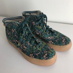 Keds x Rifle Paper Co. Floral High Top Sneakers